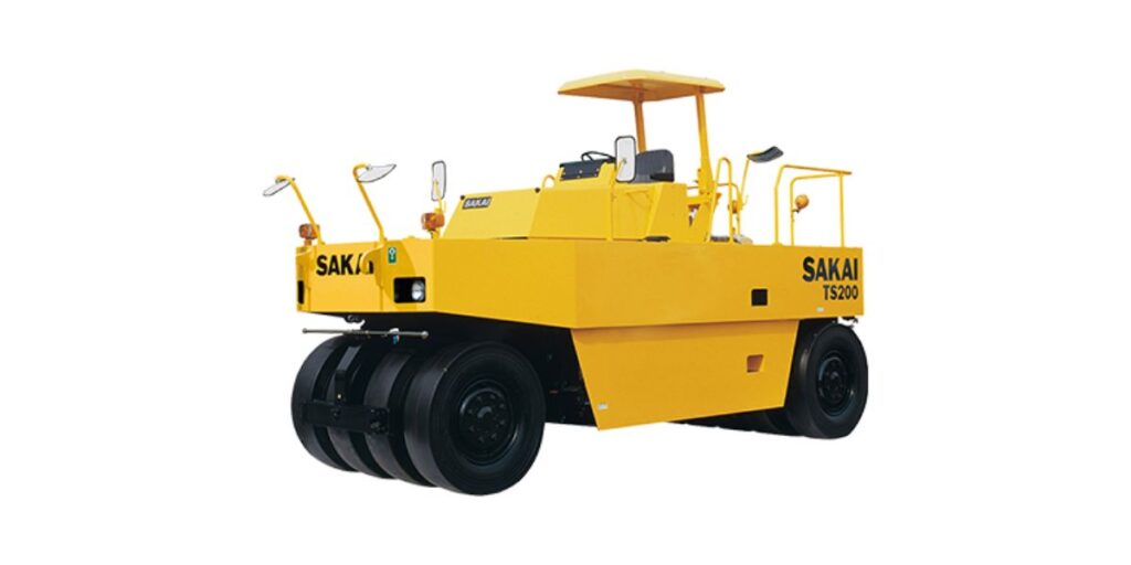 pneumatic tired roller