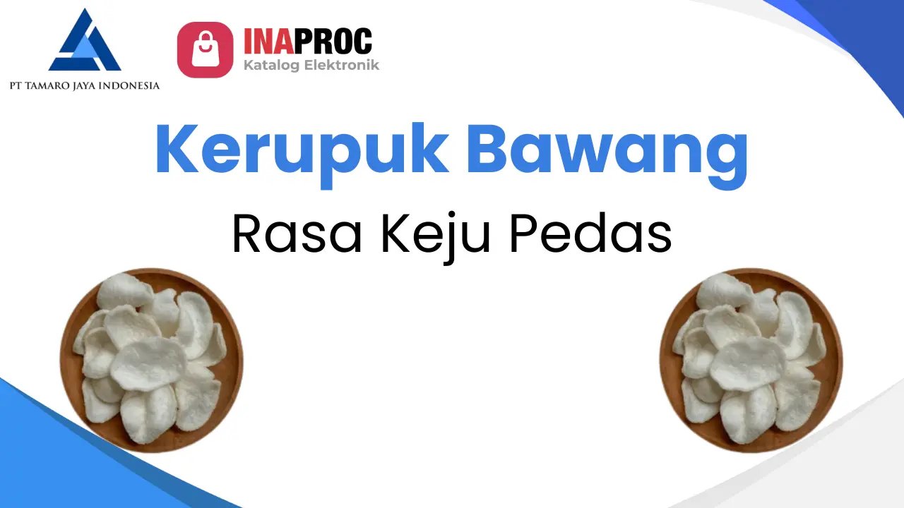 Artikel Kerupuk Bawang Rasa Keju Pedas