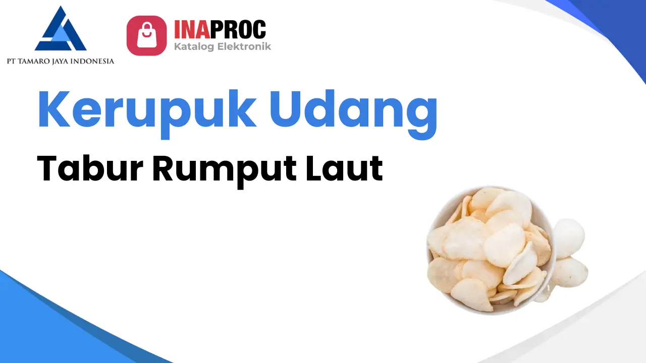 Artikel Kerupuk Udang Tabur Rumput Laut