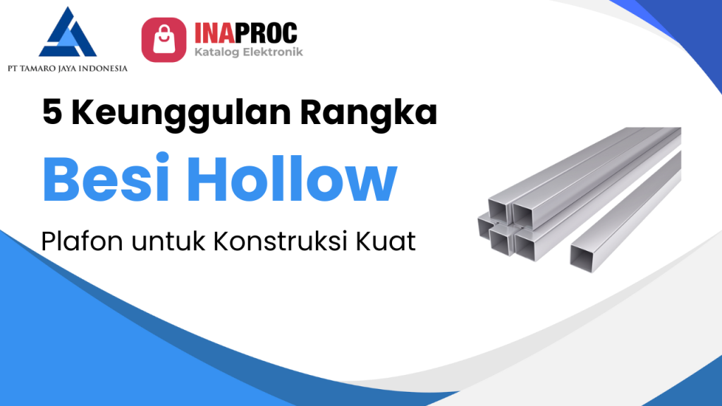 rangka besi hollow plafon