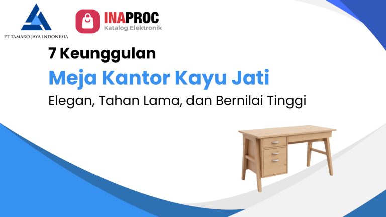 Meja Kantor Kayu Jati