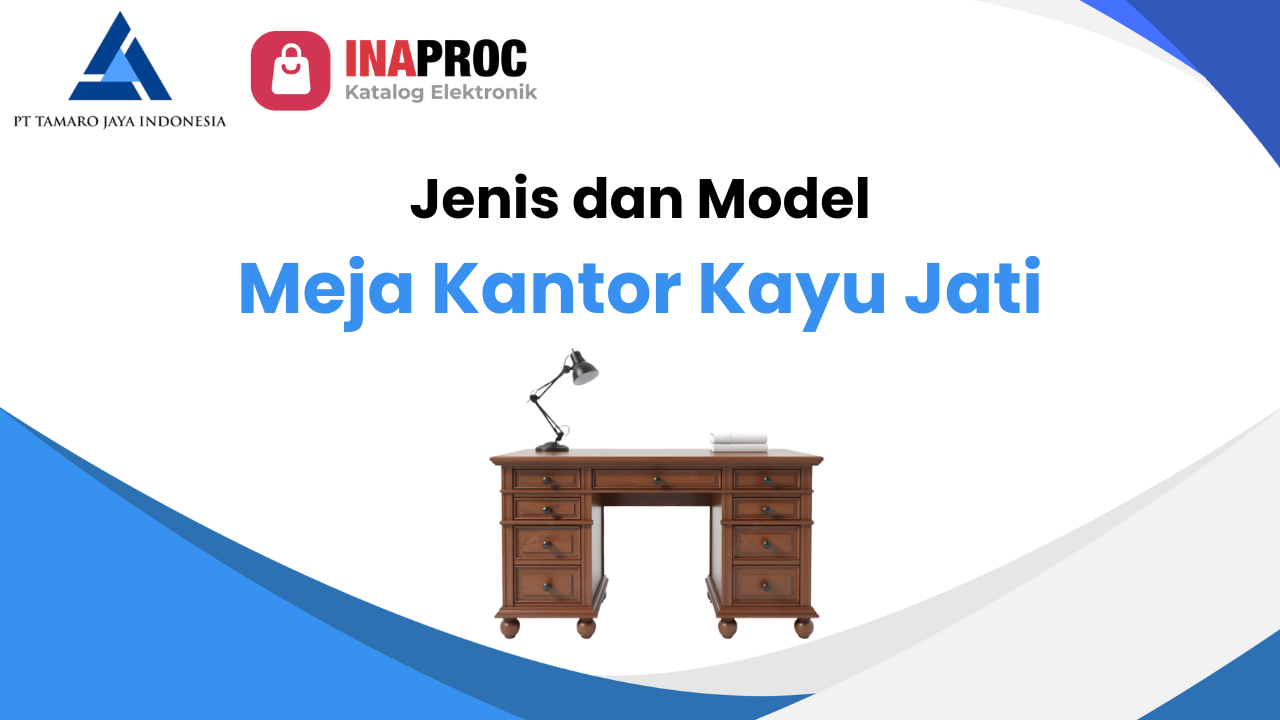 Meja Kantor Kayu Jati