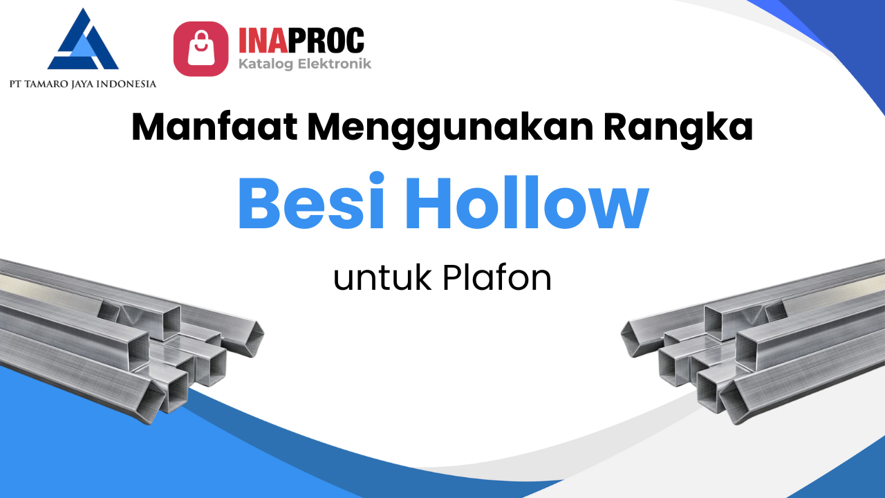 rangka besi hollow plafon