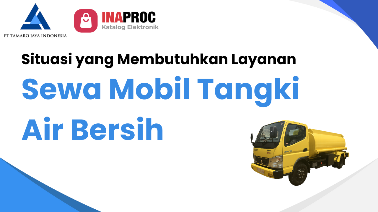 Sewa Mobil Tangki Air Bersih