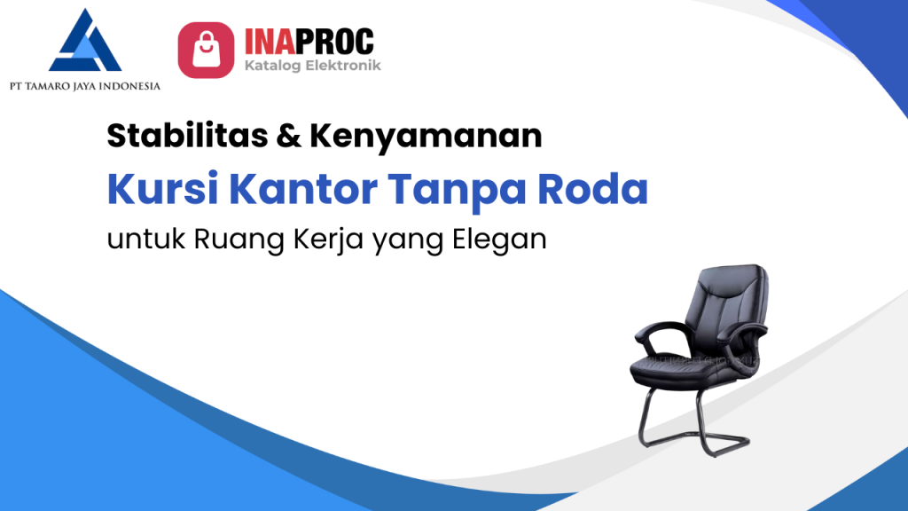 kursi kantor tanpa roda