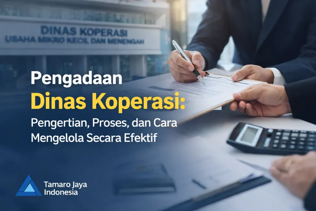 Ilustrasi pengadaan Dinas Koperasi di lingkungan pemerintah termasuk proses pemilihan vendor dan penyedia secara efektif