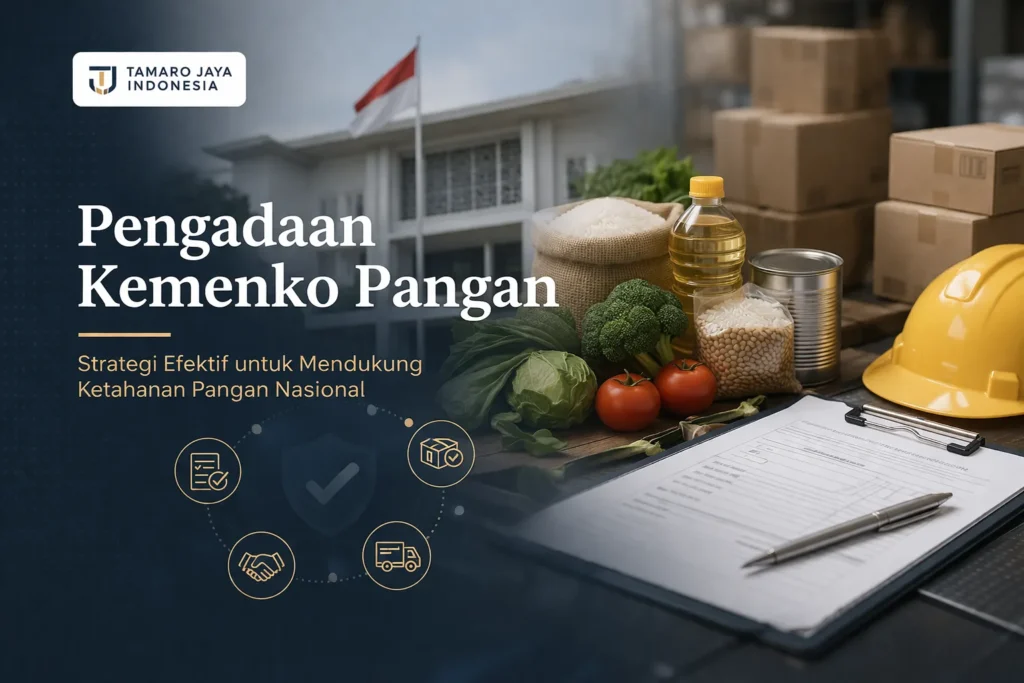 Pengadaan Kemenko Pangan untuk mendukung strategi ketahanan pangan nasional melalui proses pengadaan vendor dan penyedia pemerintah