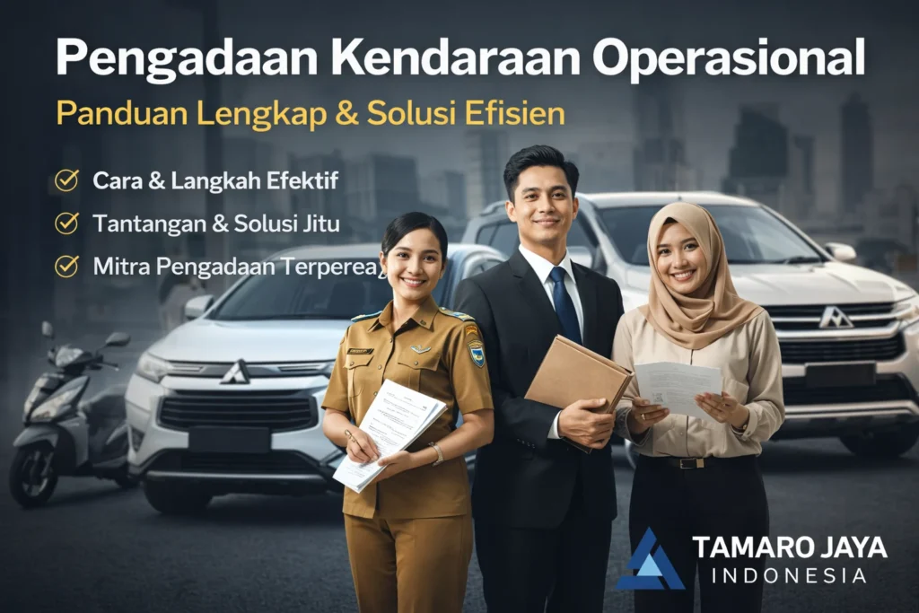pengadaan kendaraan operasional untuk instansi pemerintah yang efisien dan profesional