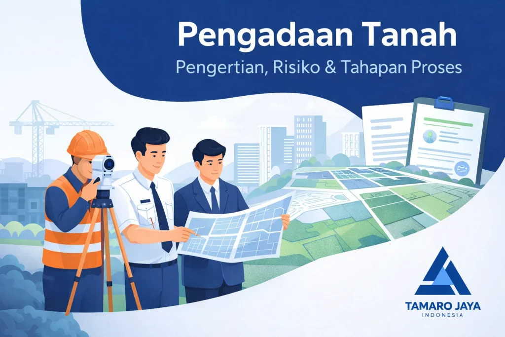Ilustrasi proses pengadaan tanah untuk proyek pembangunan pemerintah